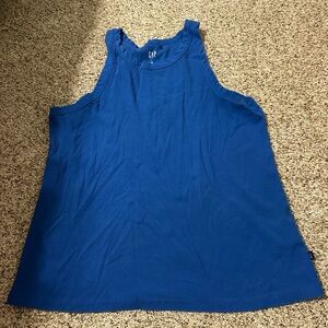 GAP Women's Vibrant Blue Tank Top